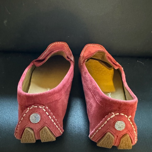 Cole Haan red suede moccasin driving shoes size 7 - Picture 4 of 6